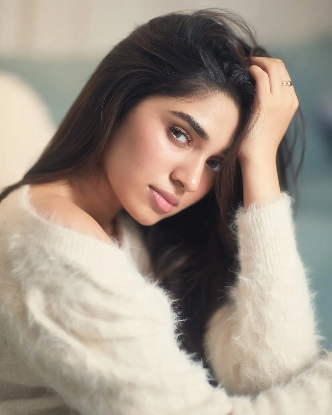 Krithi Shetty Cute Photos while Drinking Coffee