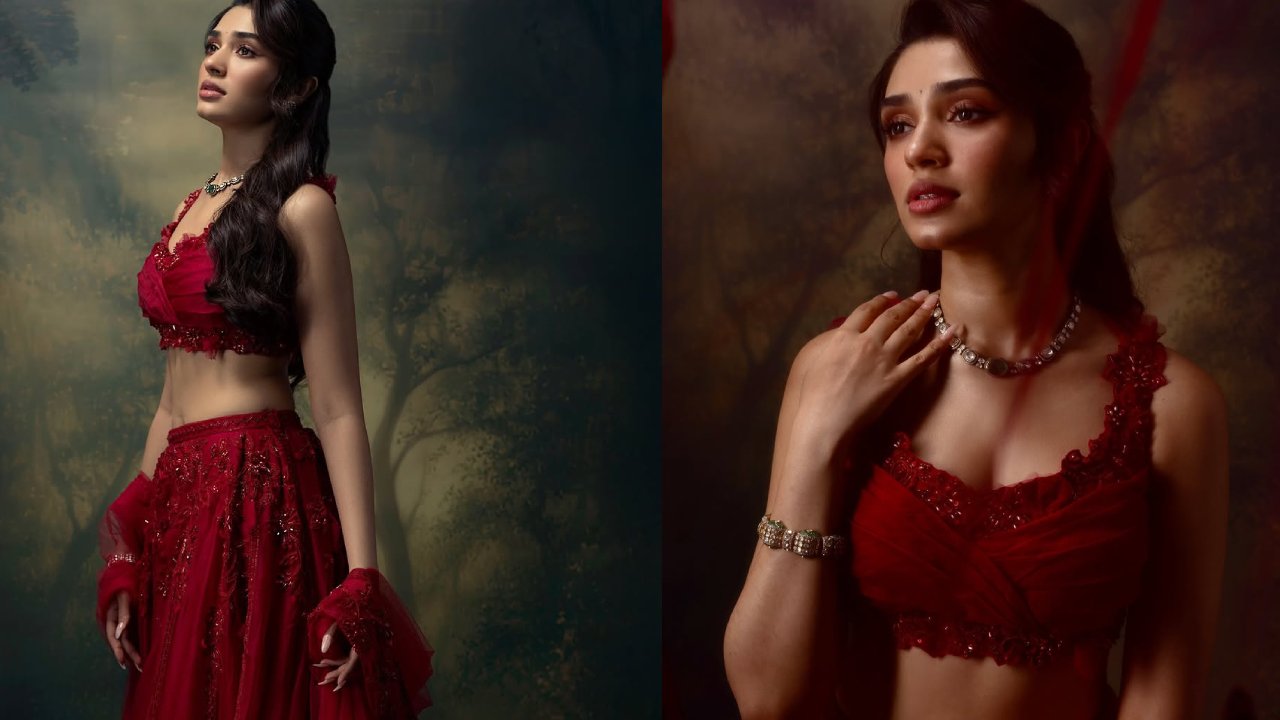 Krithi Shetty : ఎరుపు డ్రెస్ లో మెరిపిస్తున్న కృతిశెట్టి..