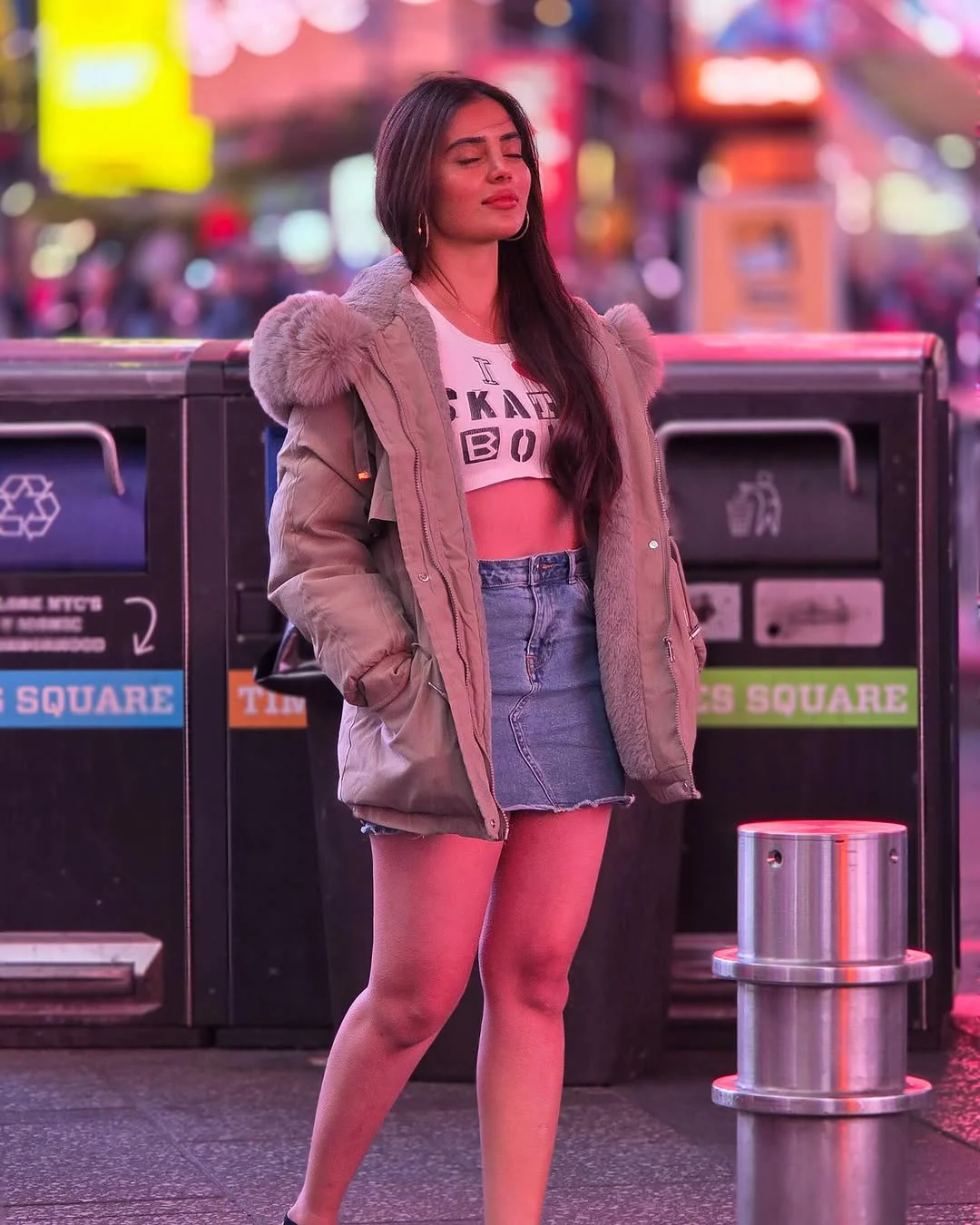 Kushitha Kallapu Enjoying Vacation in New York