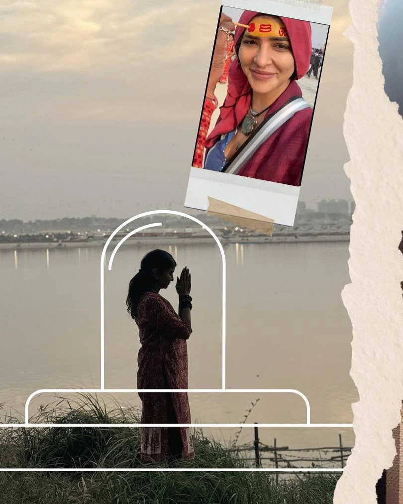 Manchu Lakshmi Visits Maha Kumbh Mela