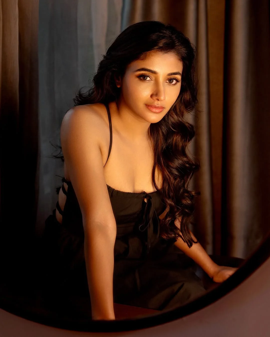 Mirna Menon Sizzling Looks in Black Dress