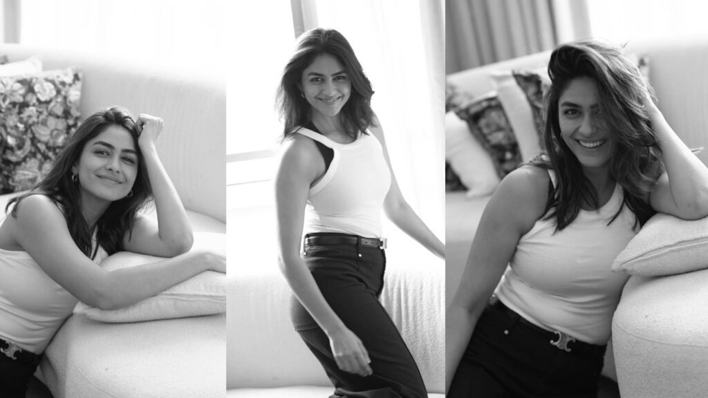 Mrunal Thakur Cute Smiling Photos