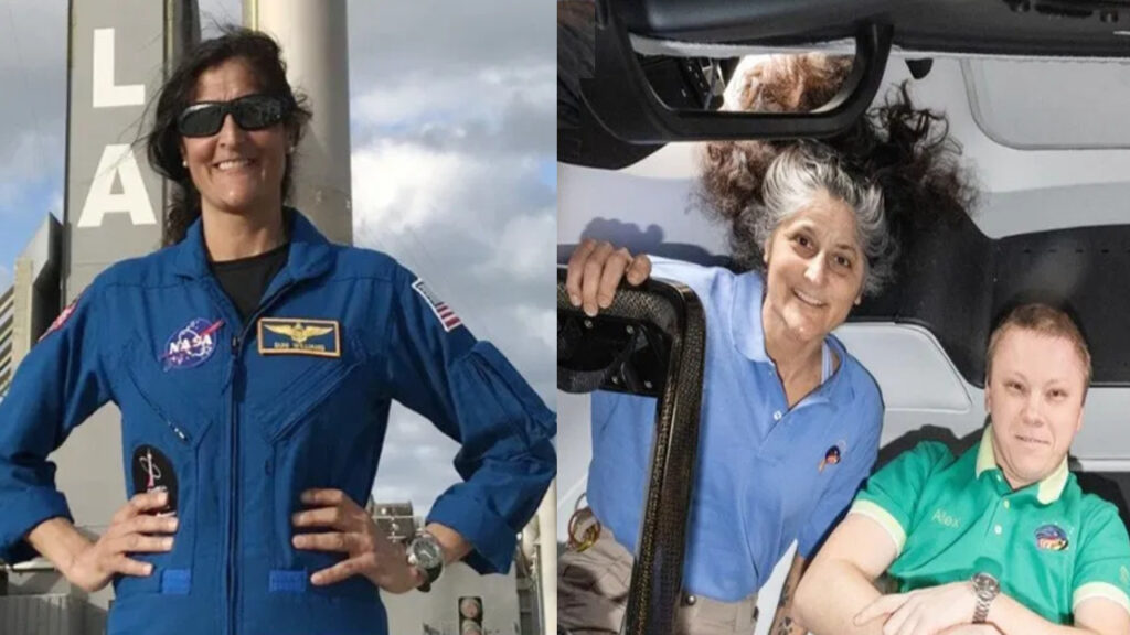 NASA astronauts Sunita Williams