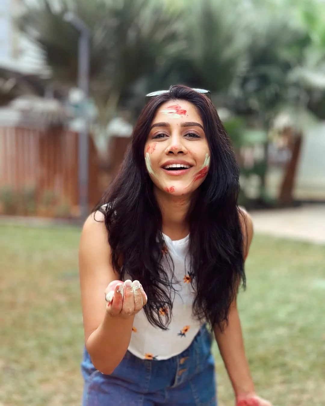 Nabha Natesh Celebrates Holi