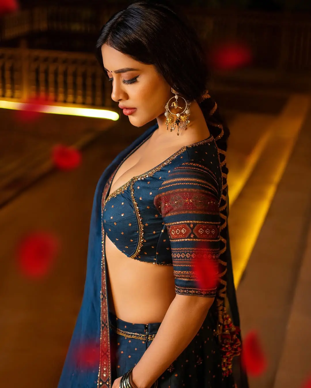Nabha Natesh Shines in Raj Mahal with her Beauty