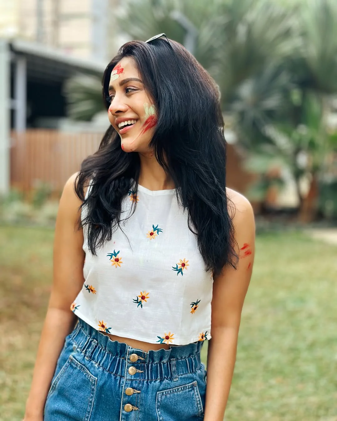 Nabha Natesh Celebrates Holi