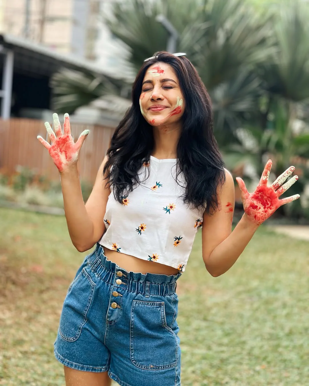 Nabha Natesh Celebrates Holi