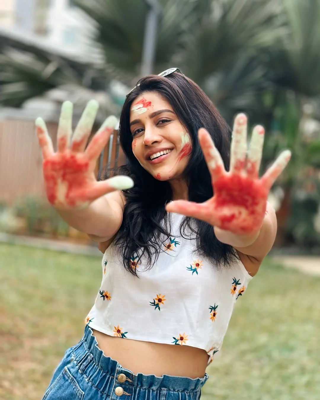 Nabha Natesh Celebrates Holi