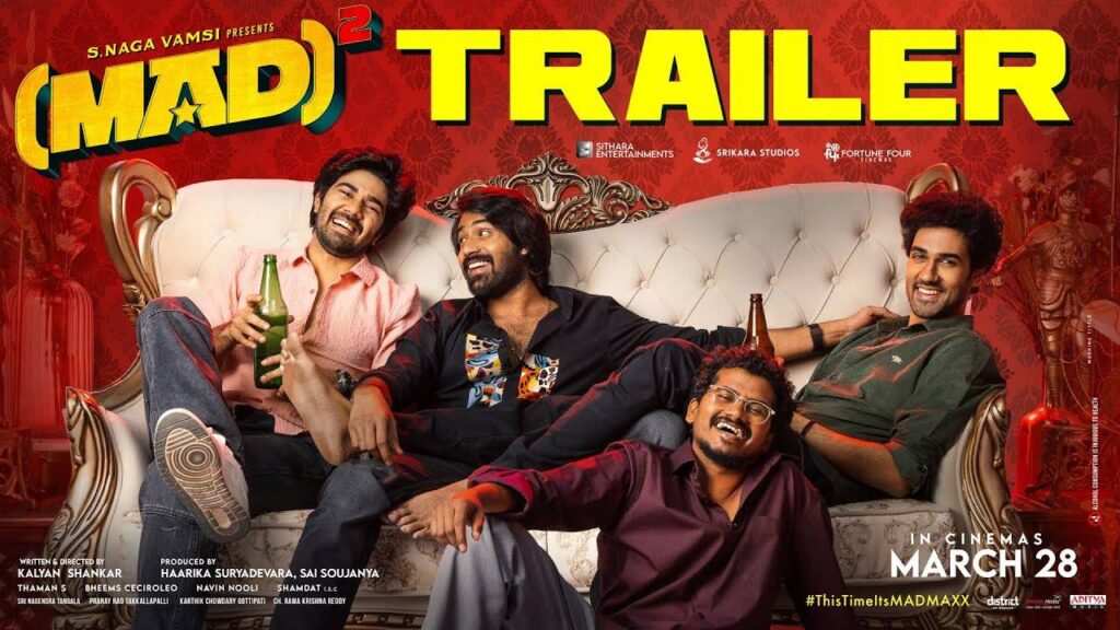 Narne Nithiin MAD Square Trailer out now