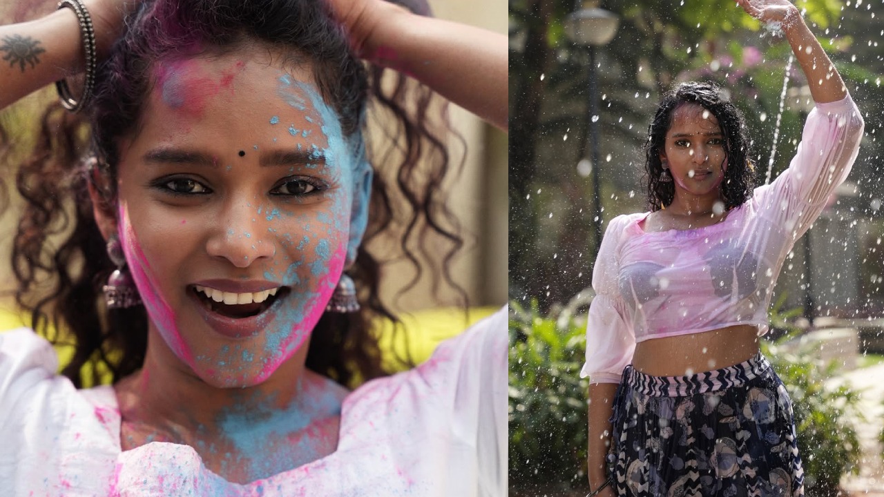 Pavani Karanam : పుష్ప ఫేమ్ పావని హోలీ సెలబ్రేషన్స్ ఫొటోలు..