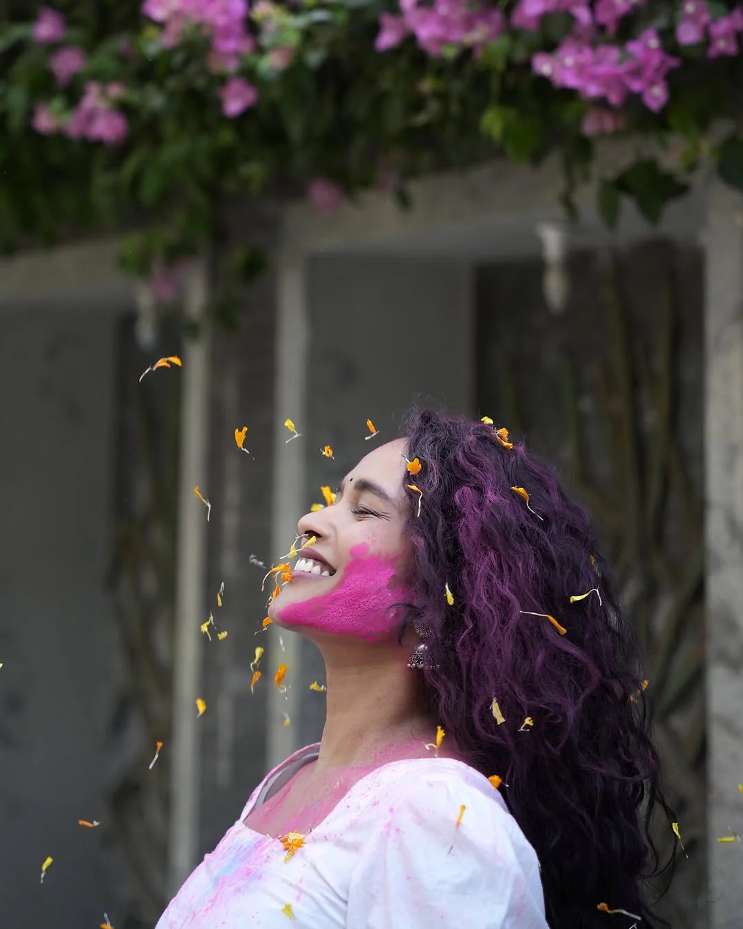 Pushpa 2 Fame Pavani Karanam Holi Celebrations Photos