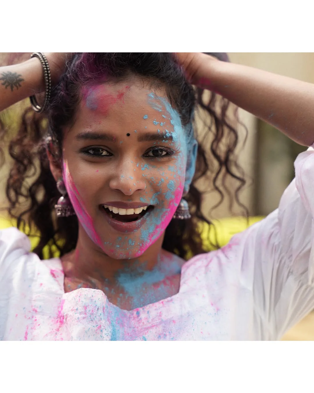 Pushpa 2 Fame Pavani Karanam Holi Celebrations Photos