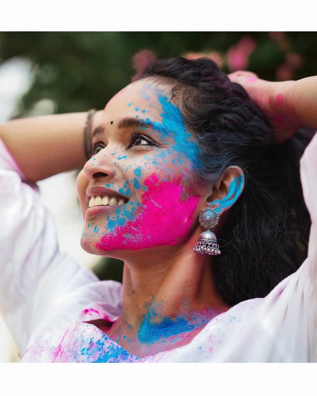 Pushpa 2 Fame Pavani Karanam Holi Celebrations Photos