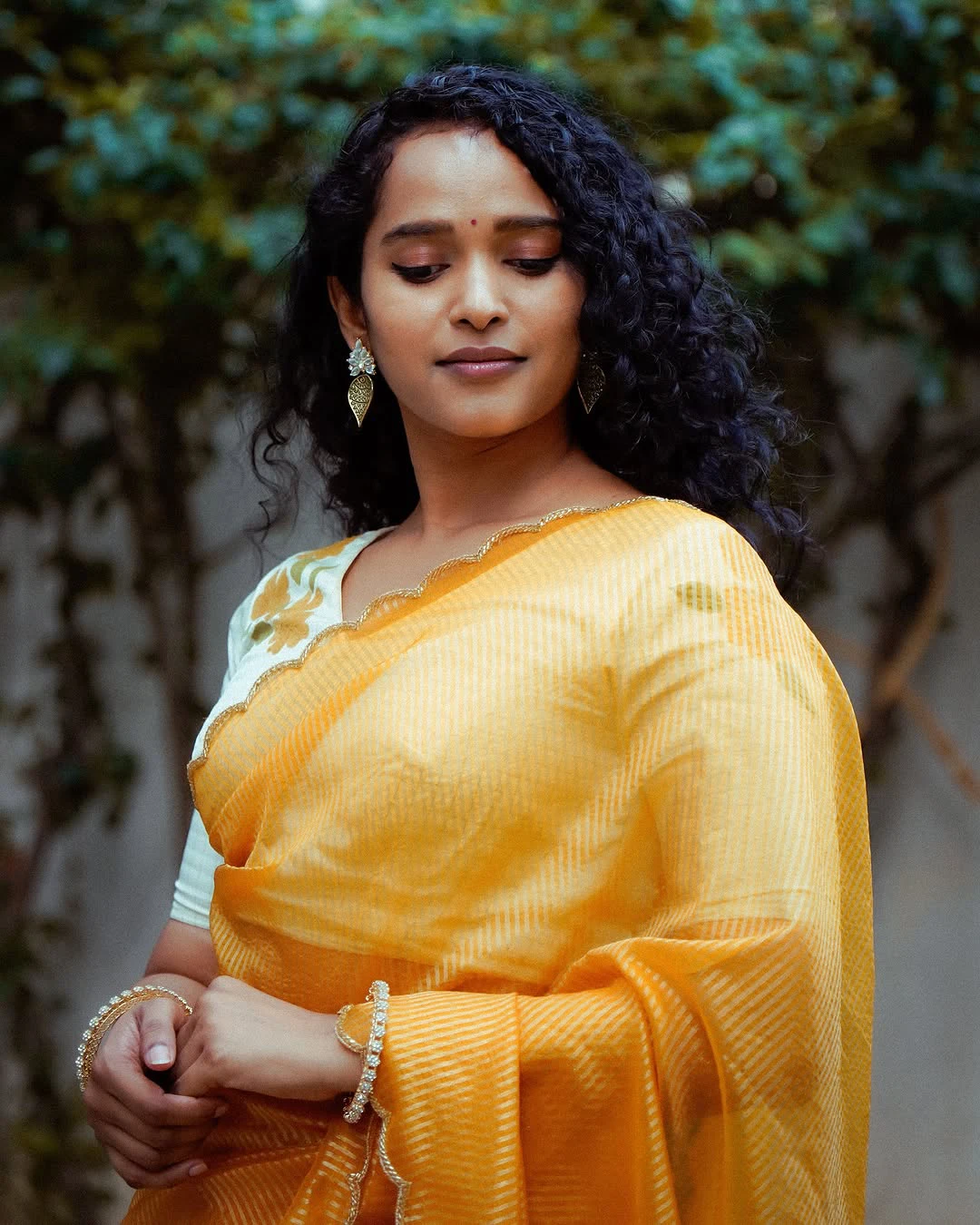 Pushpa 2Fame Pavani Karanam Ugadi Photos