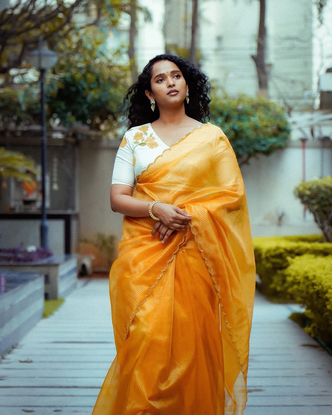 Pushpa 2Fame Pavani Karanam Ugadi Photos
