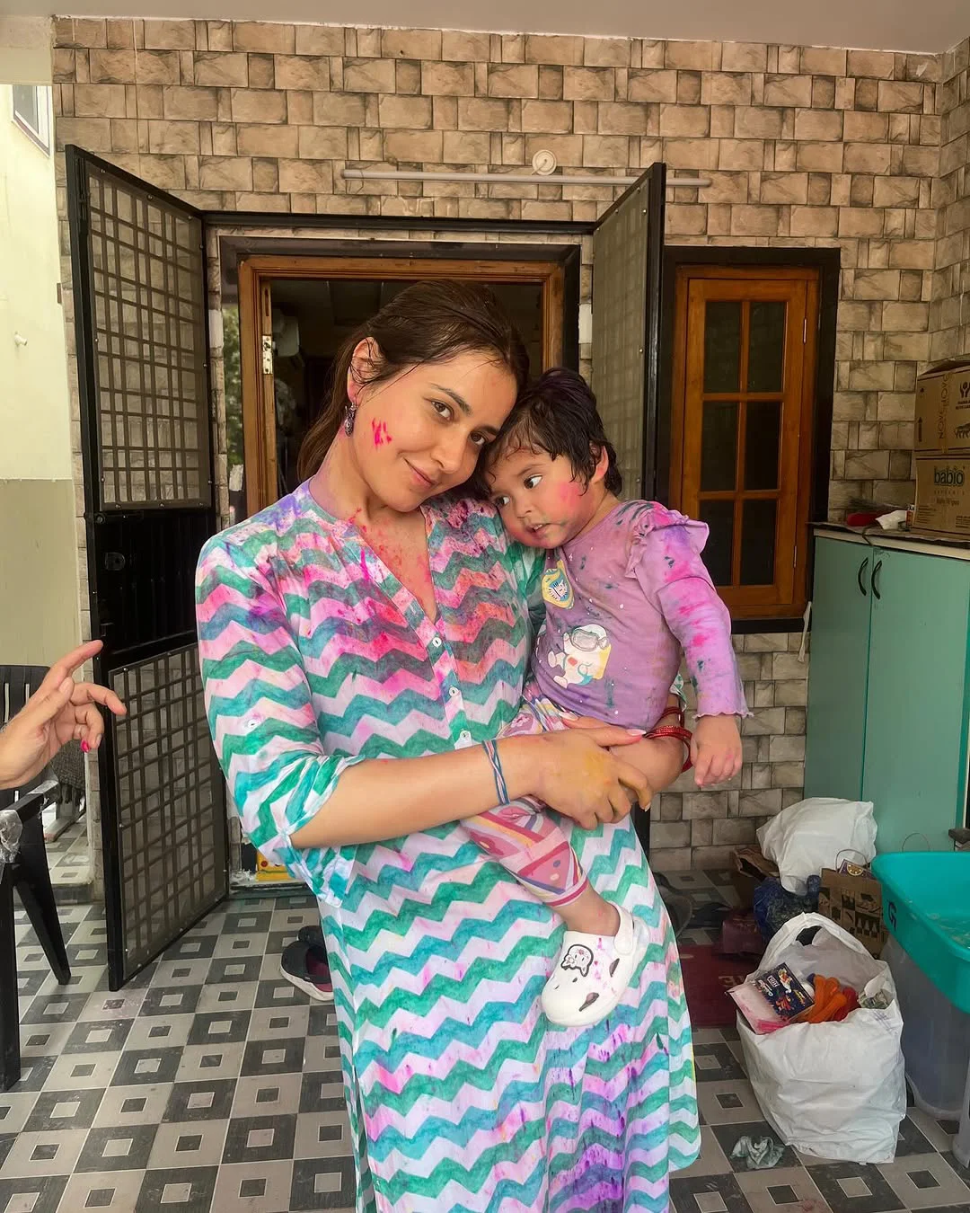 Raashii Khanna Holi Celebrations Photos