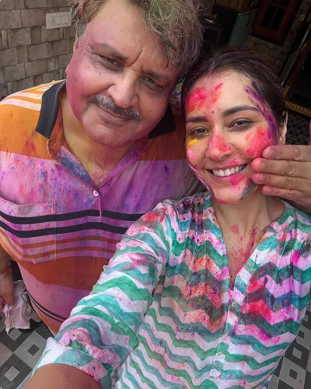 Raashii Khanna Holi Celebrations Photos