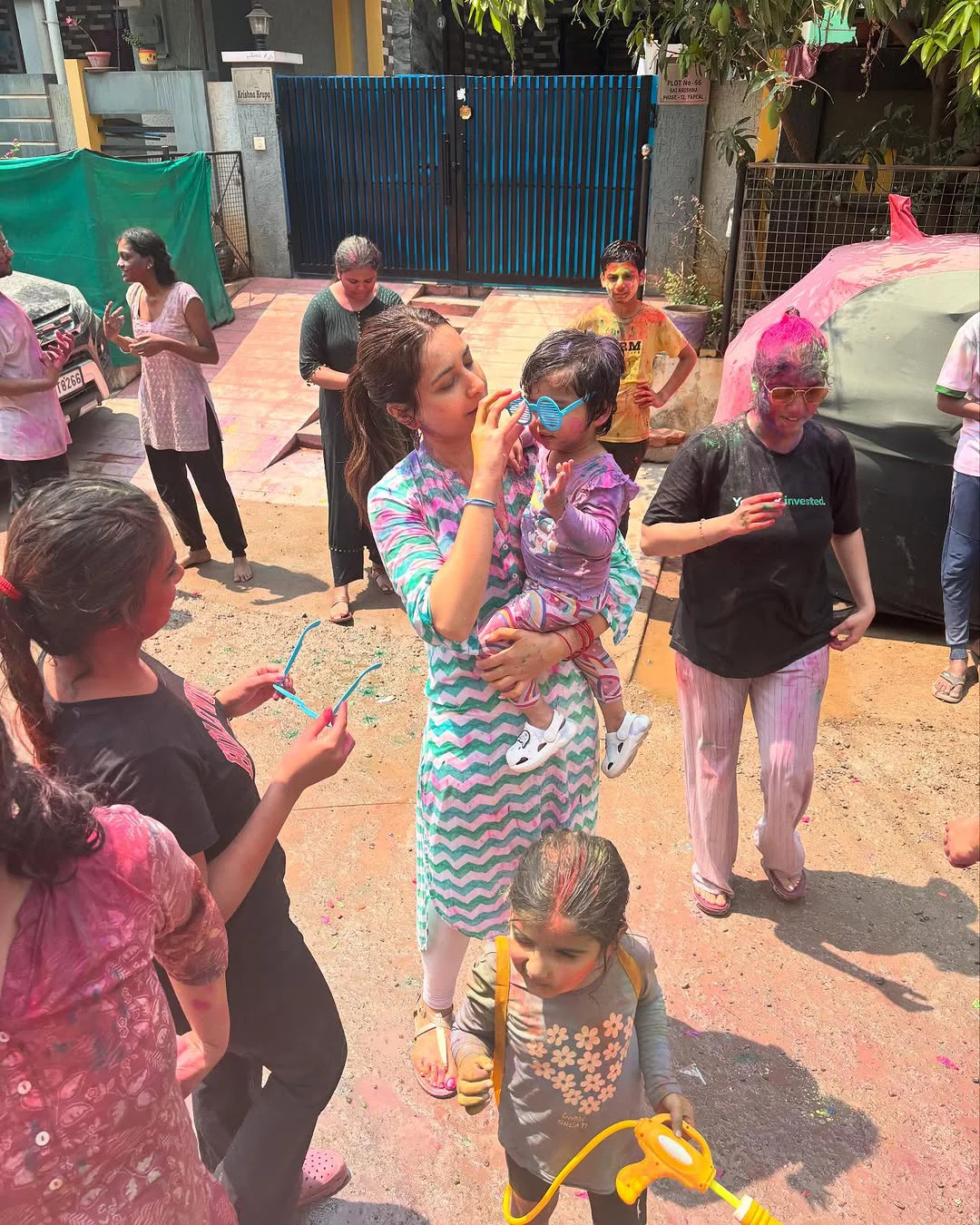 Raashii Khanna Holi Celebrations Photos