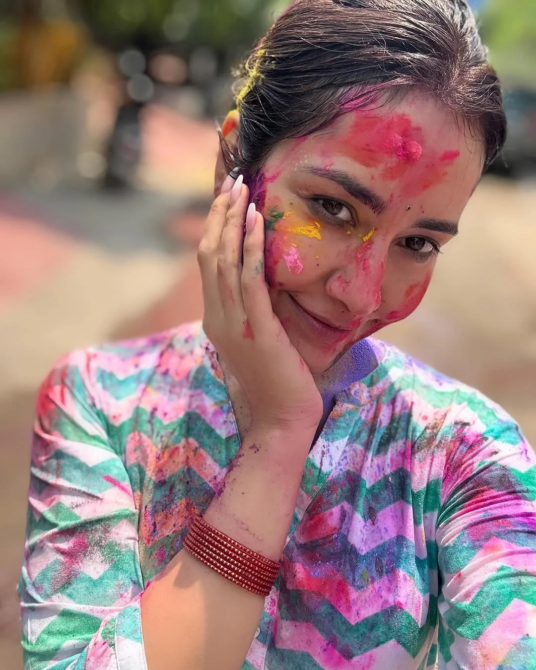 Raashii Khanna Holi Celebrations Photos