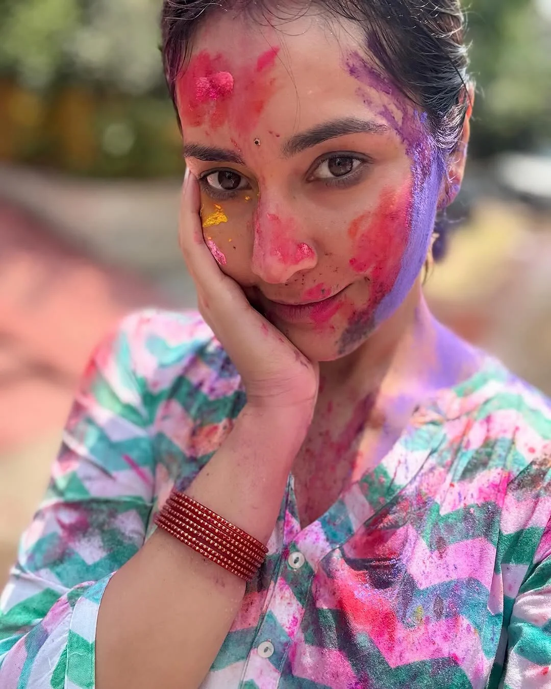 Raashii Khanna Holi Celebrations Photos