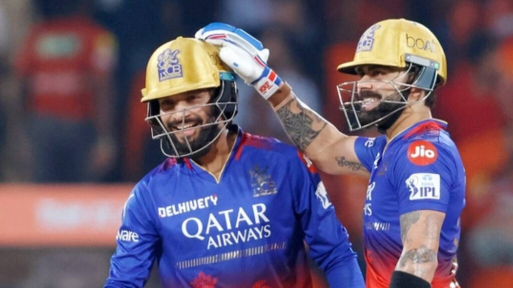 Rajat patidar with Virat Kohli (Courtesy BCCI )