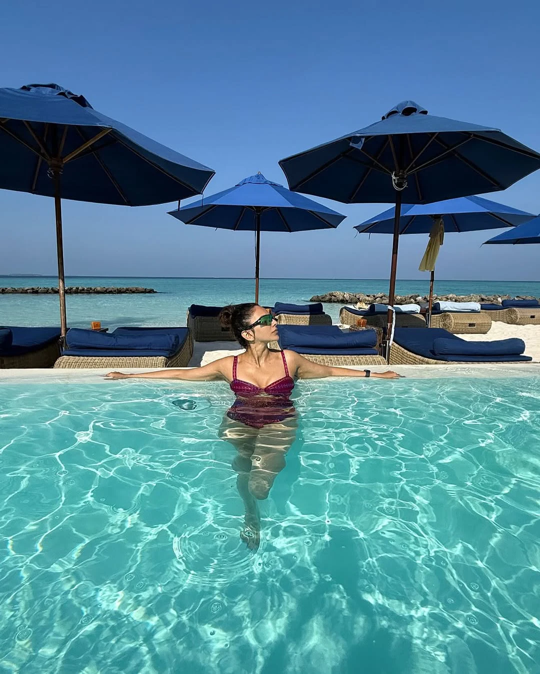 Rakul Preet Singh Enjoying Vacation in Maldives