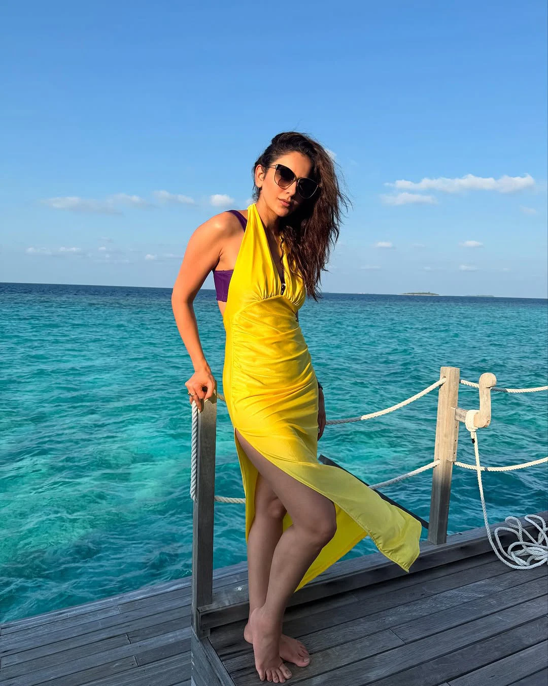 Rakul Preet Singh Enjoying Vacation in Maldives