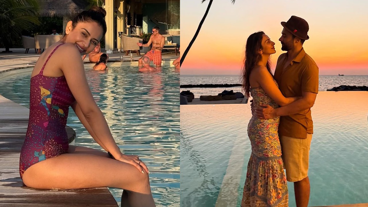 Rakul Preet Singh : ఫ్యామిలీతో మాల్దీవ్స్ లో ఎంజాయ్ చేస్తున్న రకుల్ ప్రీత్ సింగ్..