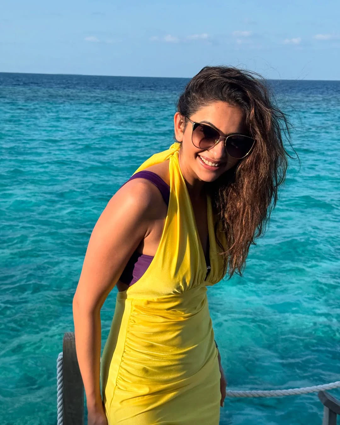 Rakul Preet Singh Enjoying Vacation in Maldives