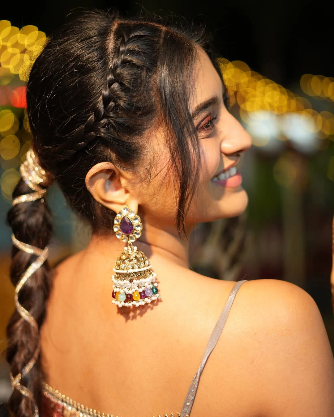 Rashi Singh Cute Photos with Mehndi
