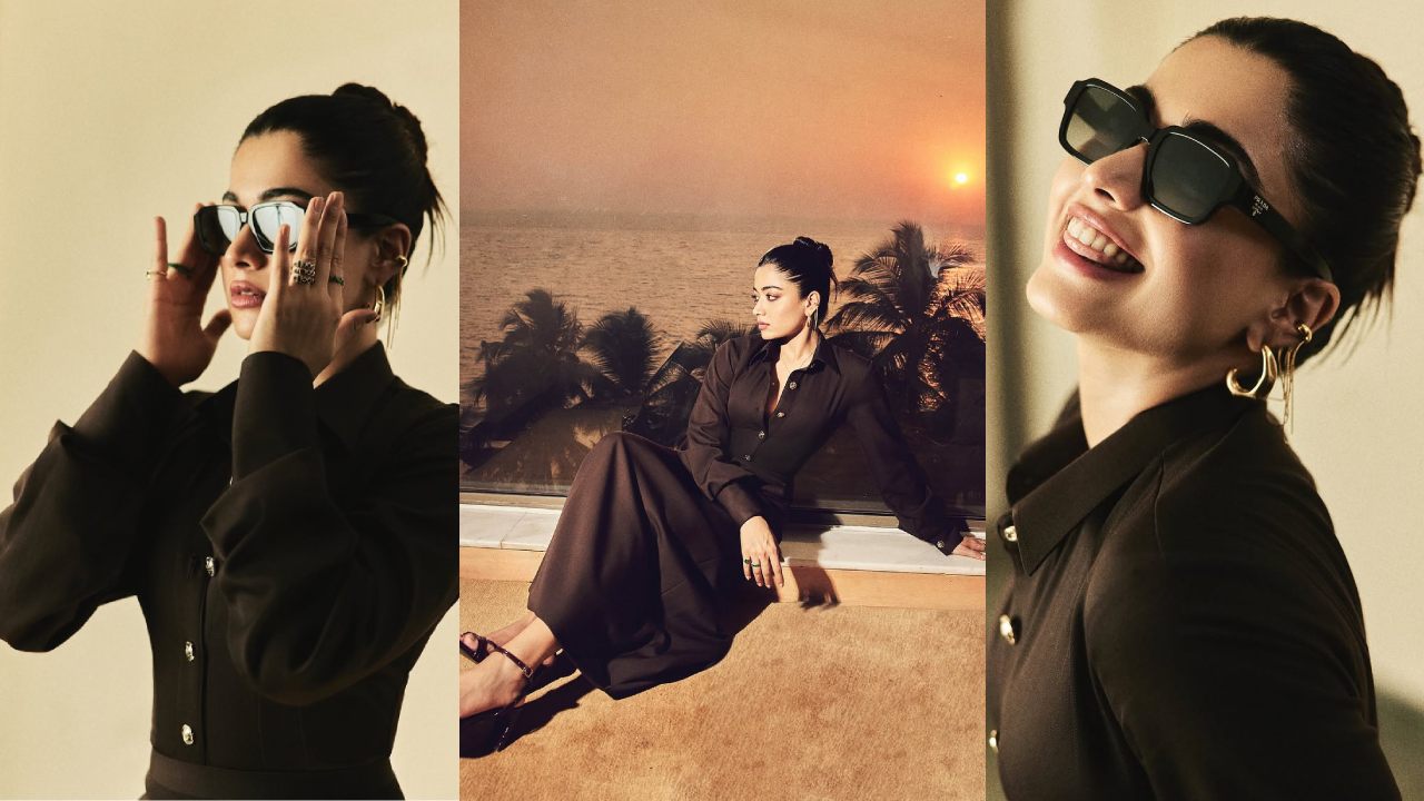 Rashmika Mandanna : బాలీవుడ్ లో రష్మిక మందన్న స్టైలిష్ పోజులు..