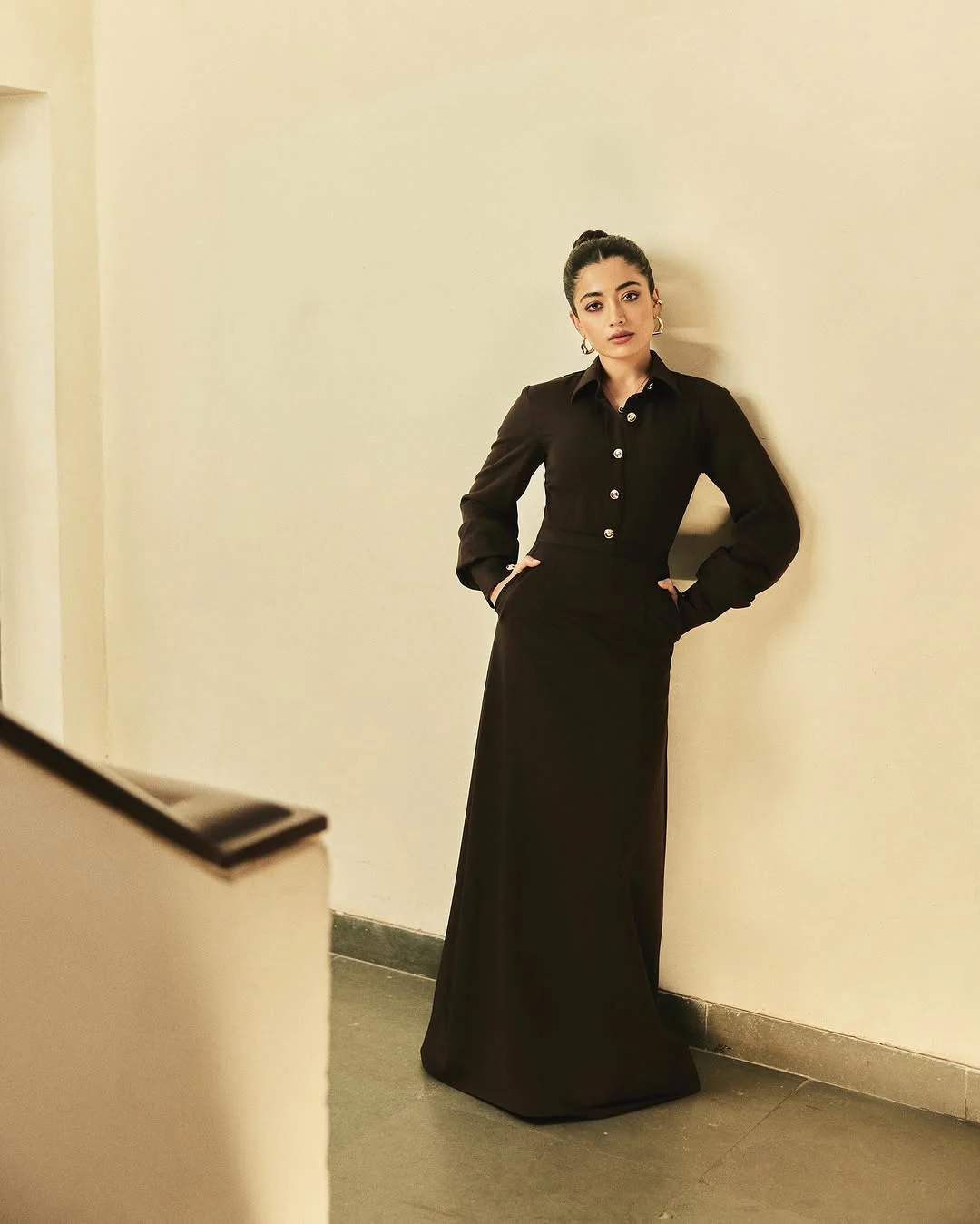 Rashmika Mandanna Stylish Poses in Sikandar Movie Promotions