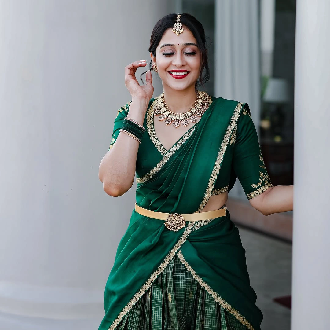 Regena Cassandrra Ugadi Special Traditional Photos