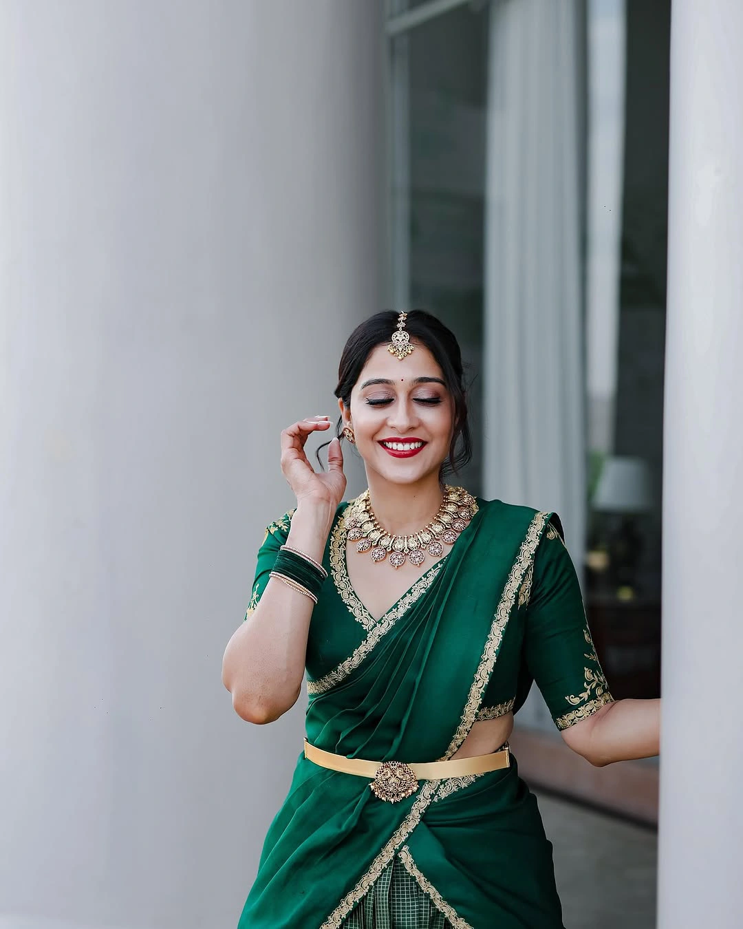 Regena Cassandrra Ugadi Special Traditional Photos