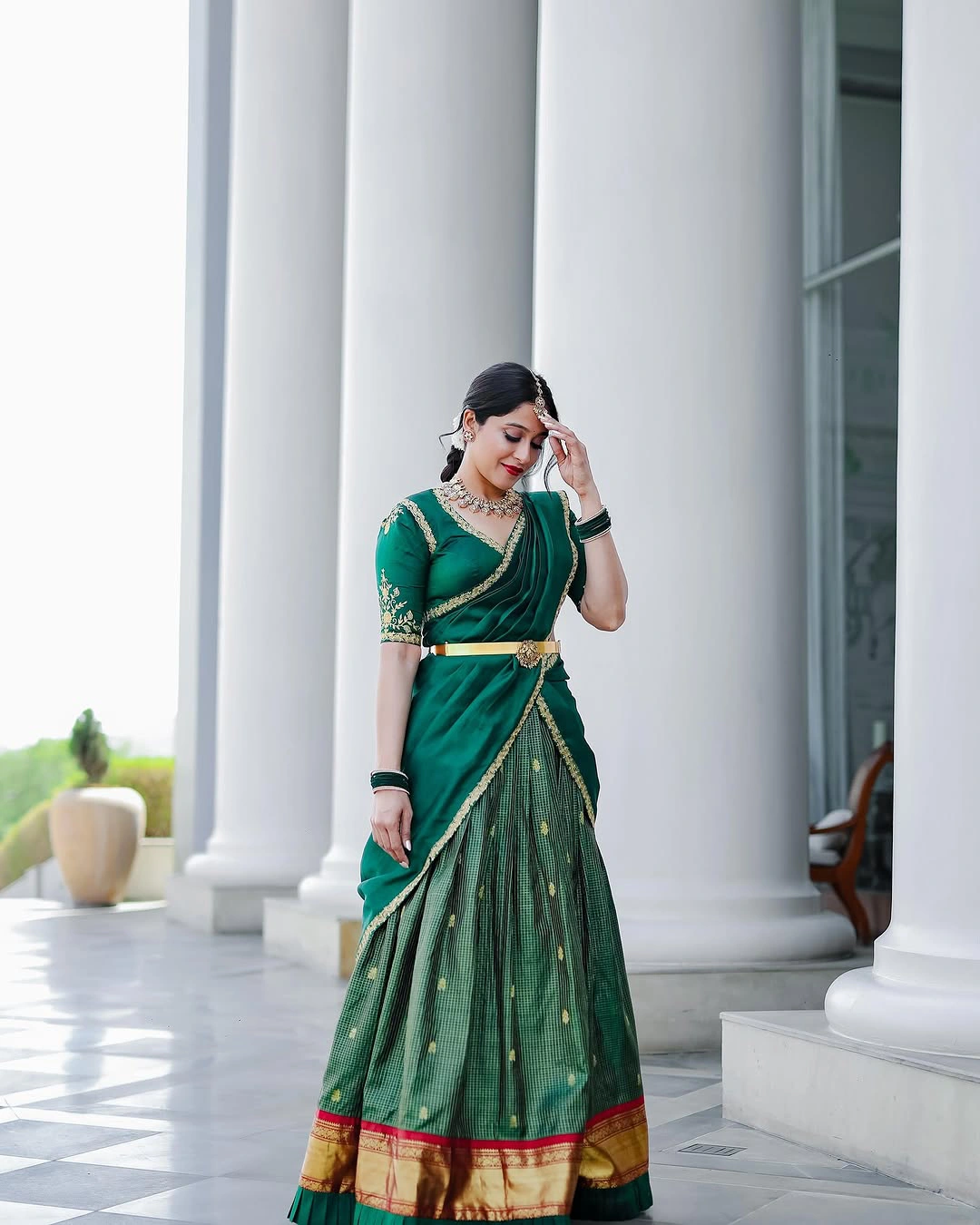 Regena Cassandrra Ugadi Special Traditional Photos