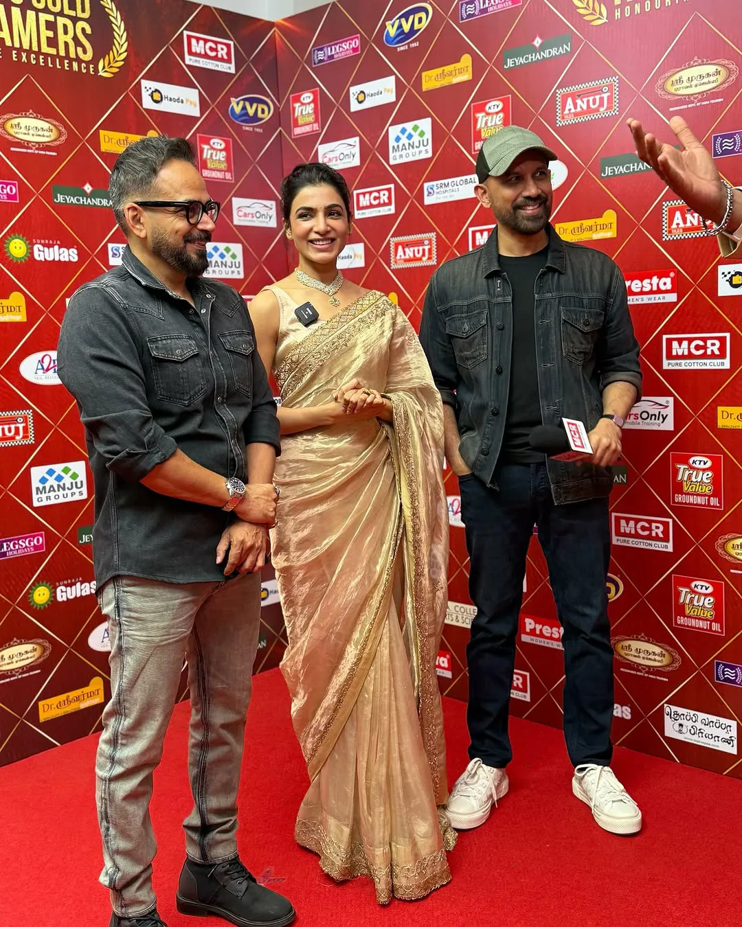 Samantha Receives Hall of Fame Award From Behind woods Chennai