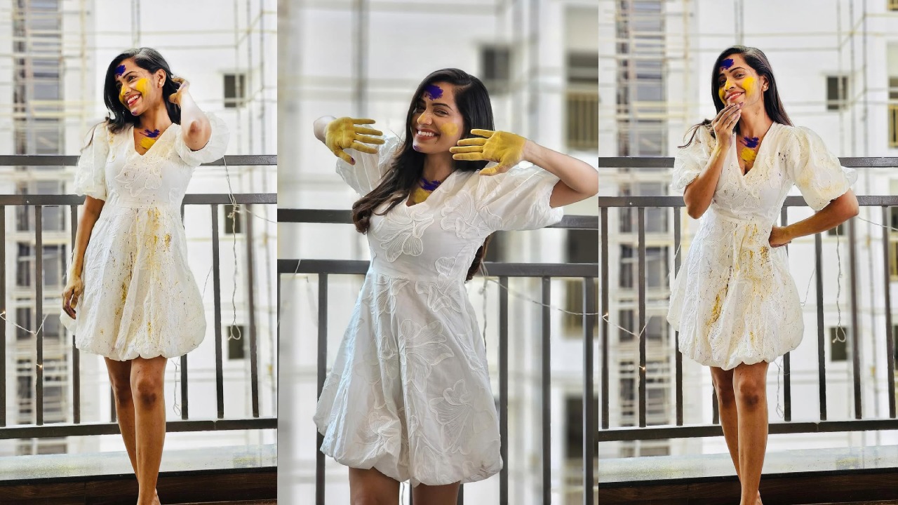 Shobha Shetty : బిగ్ బాస్ భామ శోభాశెట్టి హోలీ సెలబ్రేషన్స్ ఫొటోలు..