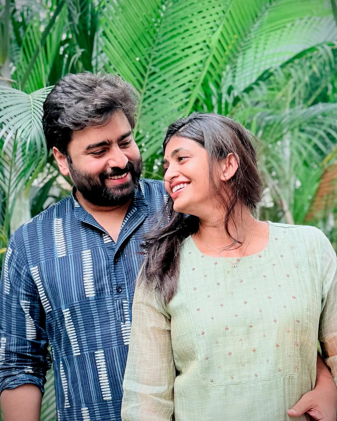 Rohith Nara Ugadi Special Photos with his Wife Siree Lella