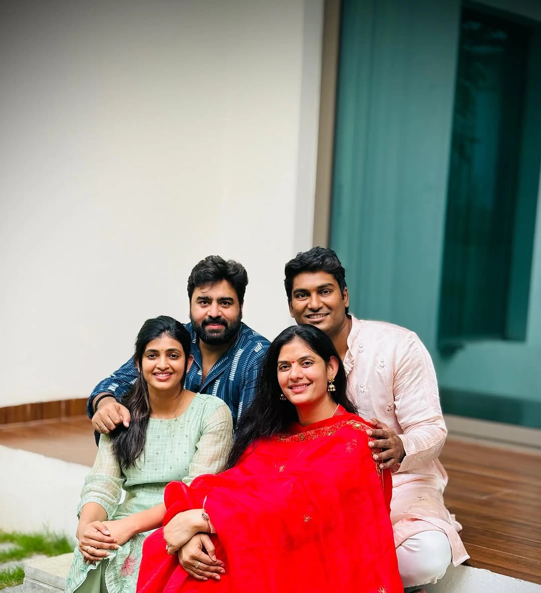Rohith Nara Ugadi Special Photos with his Wife Siree Lella
