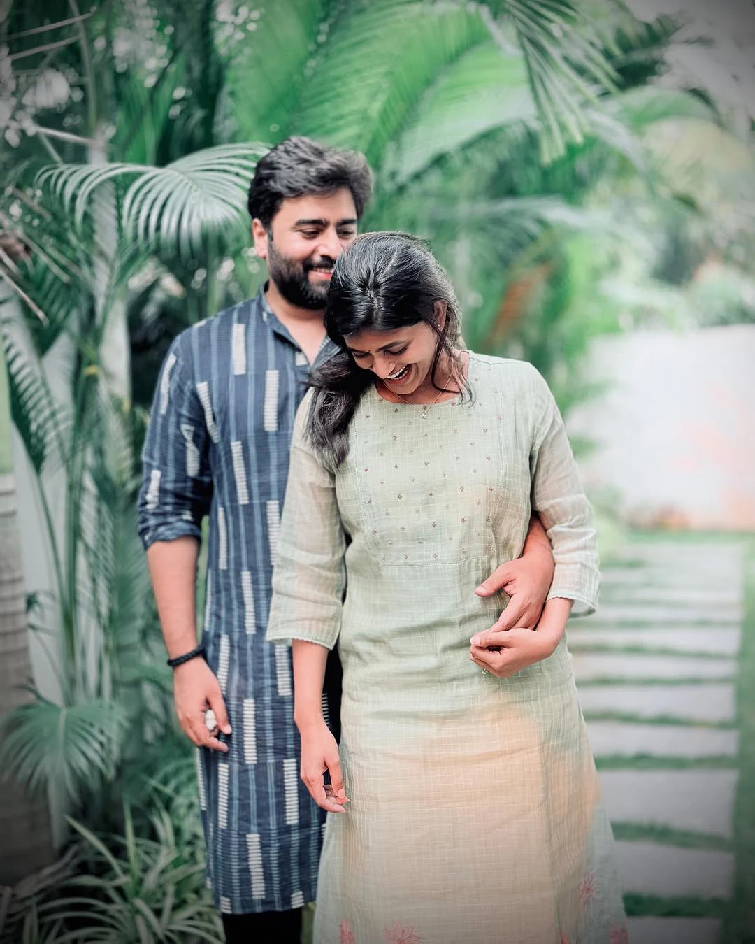 Rohith Nara Ugadi Special Photos with his Wife Siree Lella