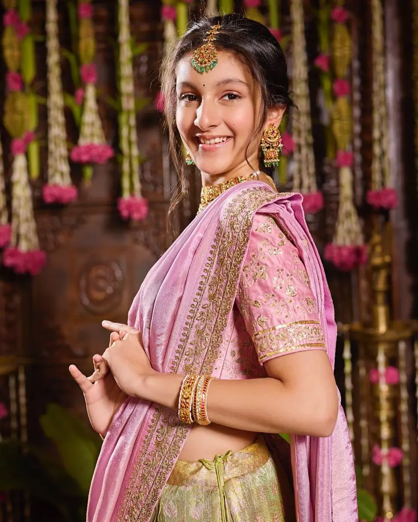 Sitara Ghattamaneni Ugadi Special Traditional Photos