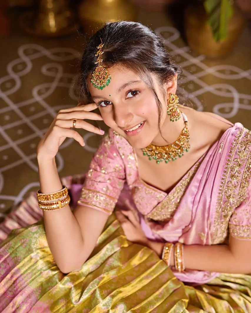 Sitara Ghattamaneni Ugadi Special Traditional Photos
