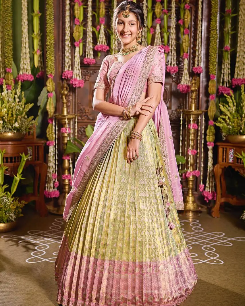 Sitara Ghattamaneni Ugadi Special Traditional Photos