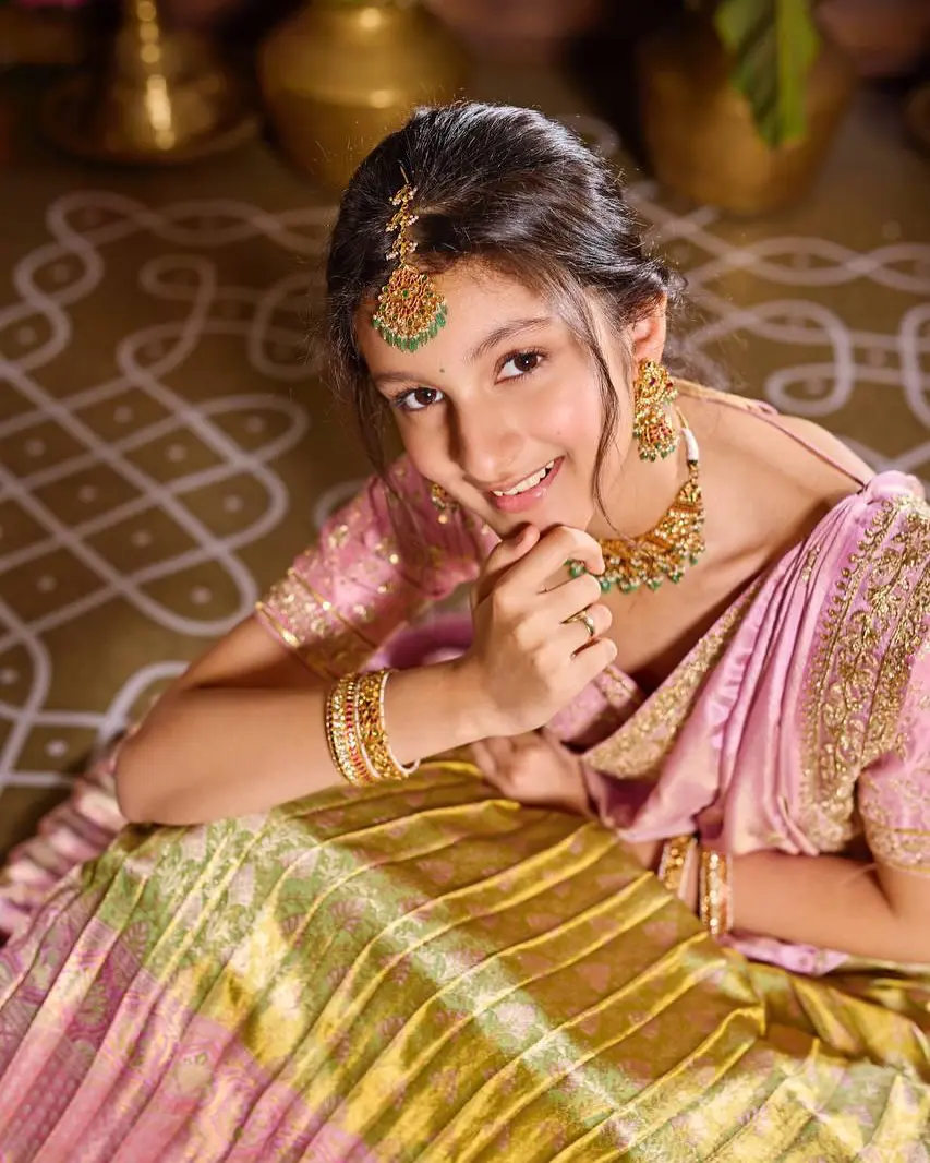 Sitara Ghattamaneni Ugadi Special Traditional Photos