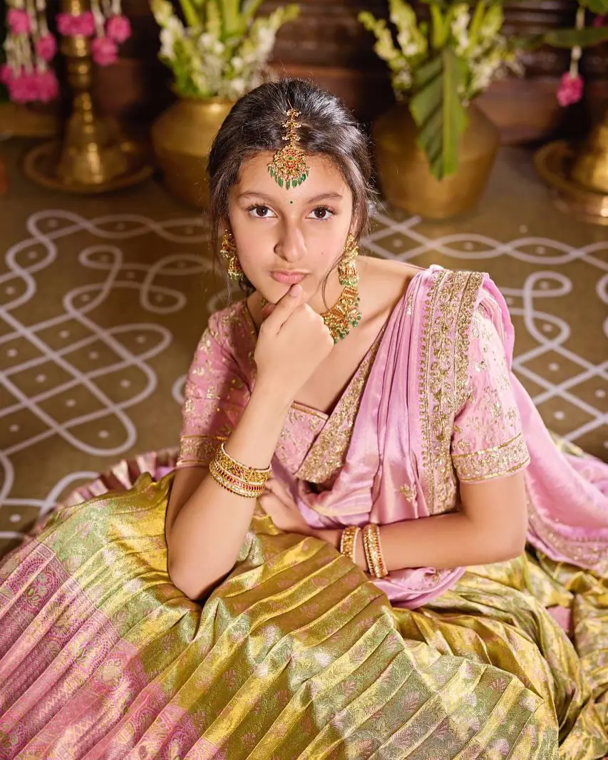 Sitara Ghattamaneni Ugadi Special Traditional Photos
