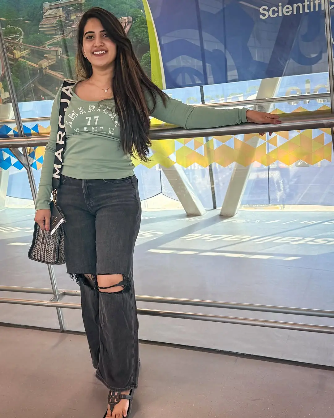 Sravanthi Chokarapu Enjoying Vacation in Dubai
