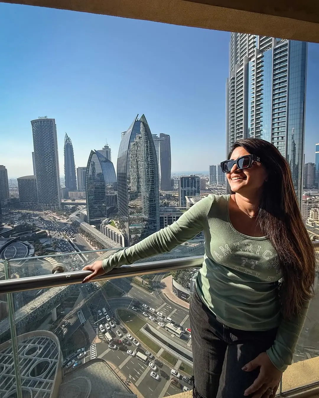 Sravanthi Chokarapu Enjoying Vacation in Dubai