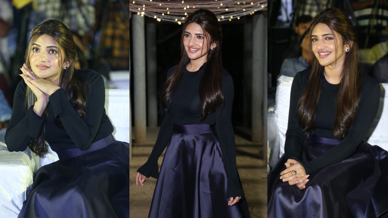 Sreeleela : రాబిన్ హుడ్ ప్రెస్ మీట్ లో క్యూట్ గా అలరించిన శ్రీలీల..