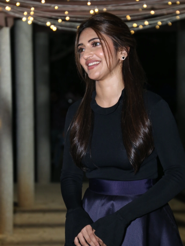Sreeleela Cute Photos in Robinhood Press Meet