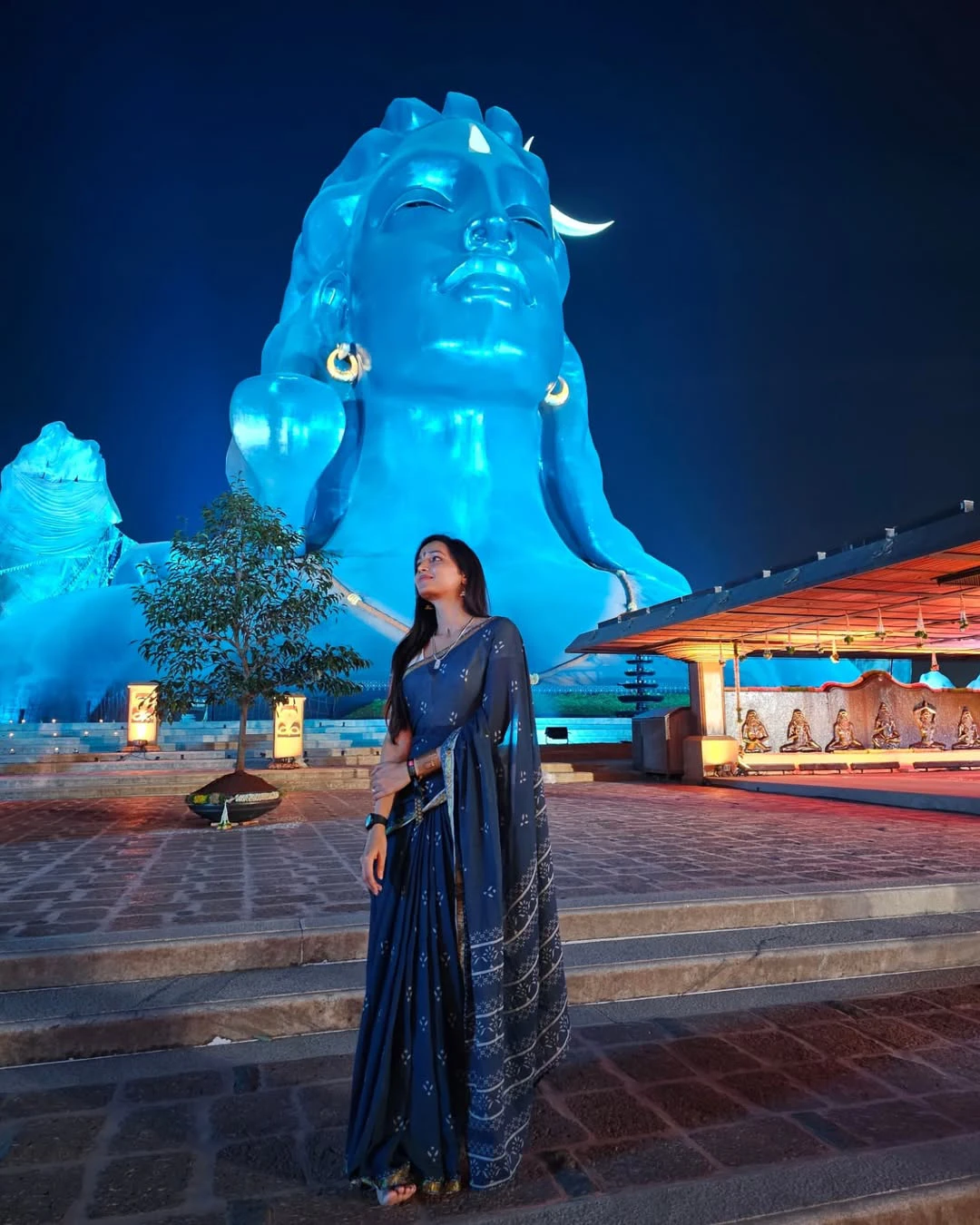 Srinidhi Shetty Celebrates Shivaratri at Adiyogi